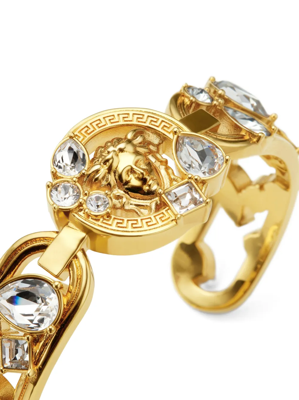  Versace Medusa Embellishment Bracelet - Gold 