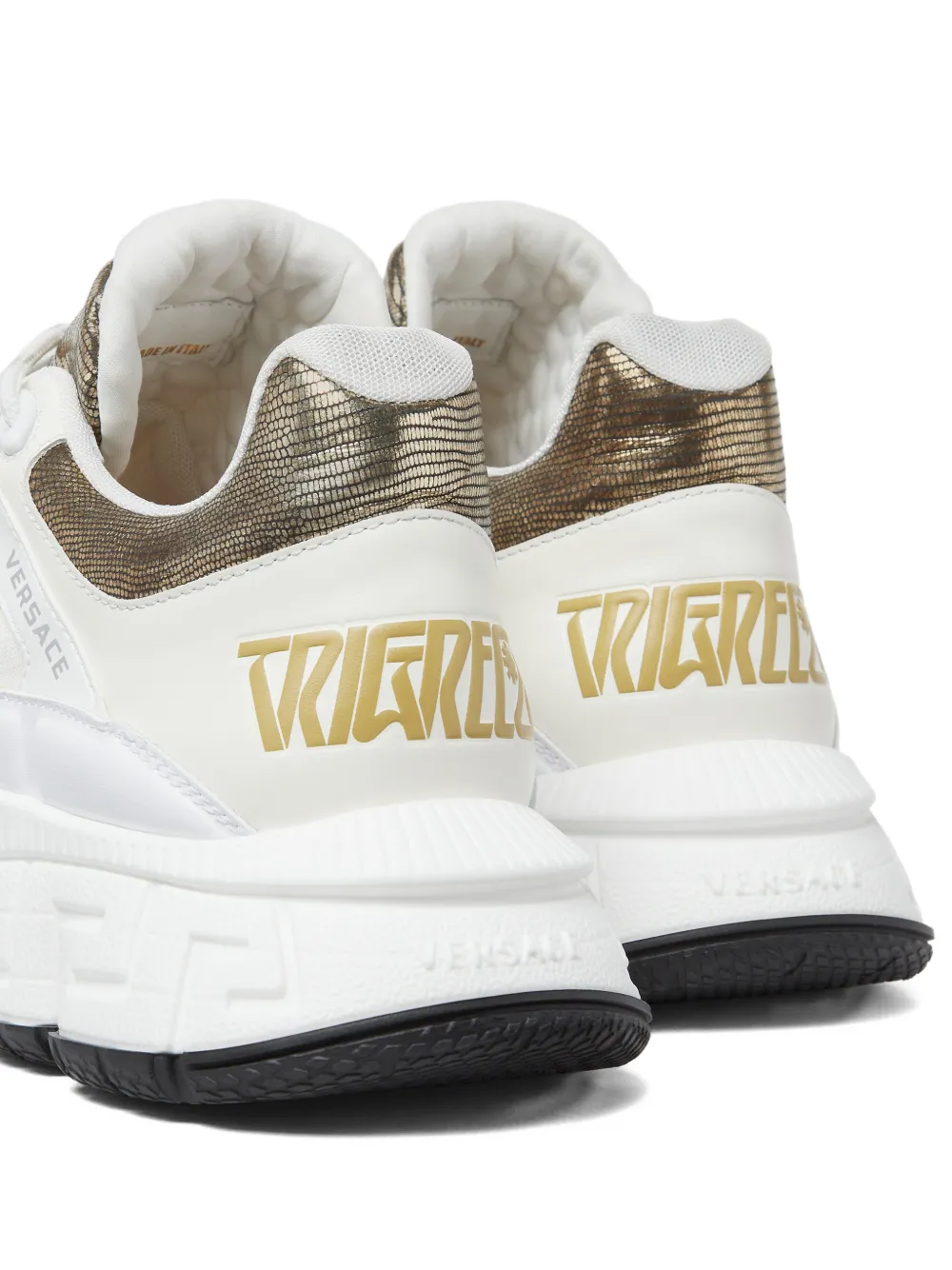 Versace Sneakers met logo Wit