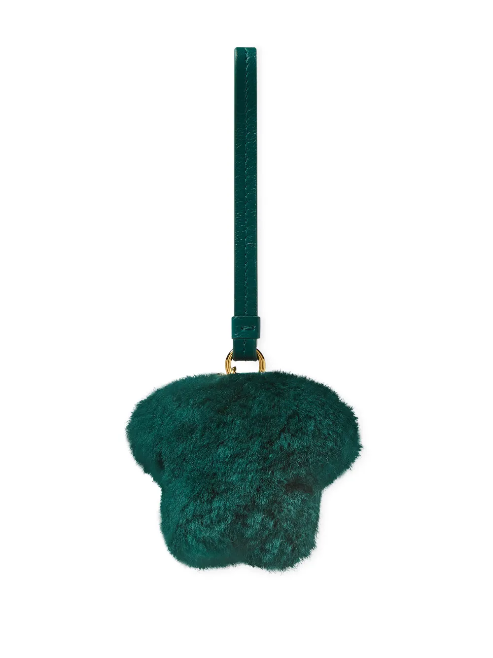  Versace Medusa Shearling Keyring - Green 