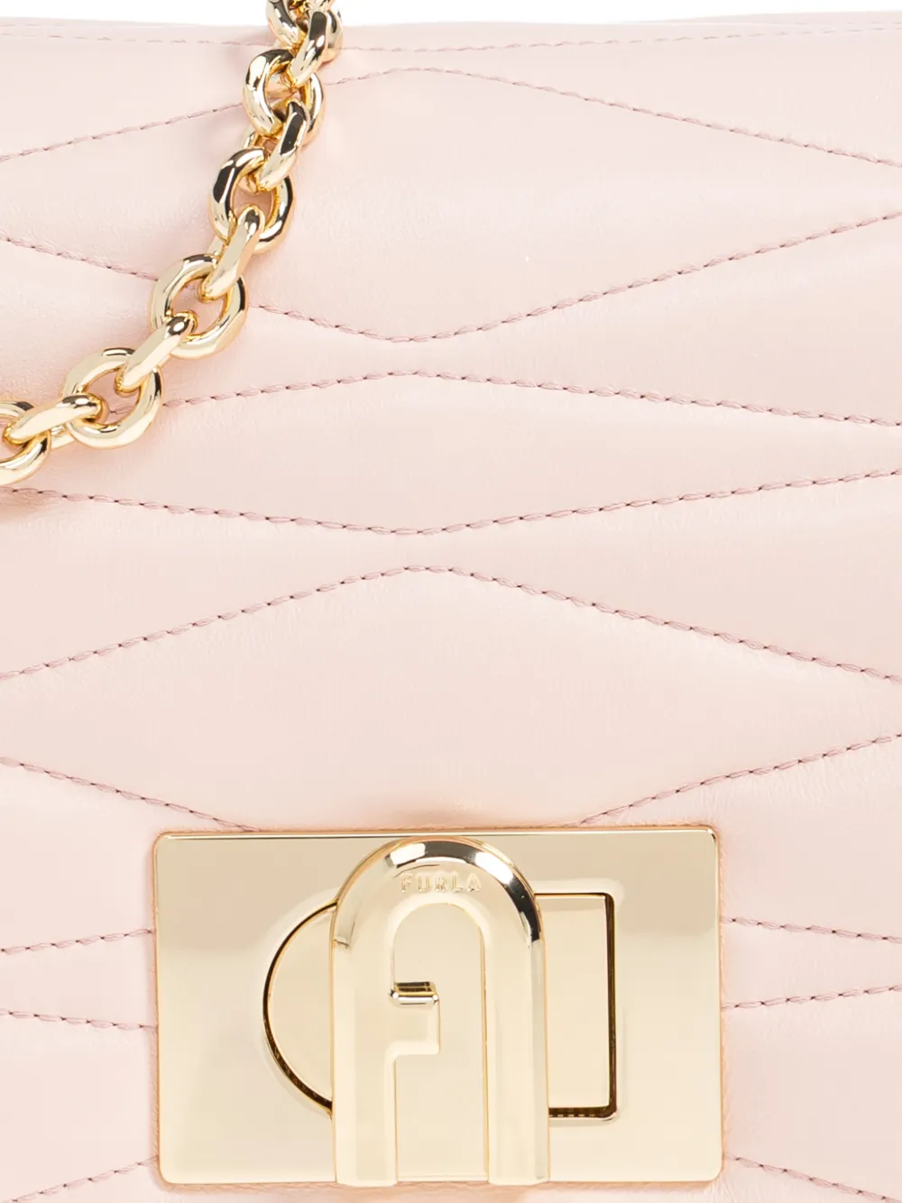 Furla Kleine 1927 gevoerde crossbodytas Roze