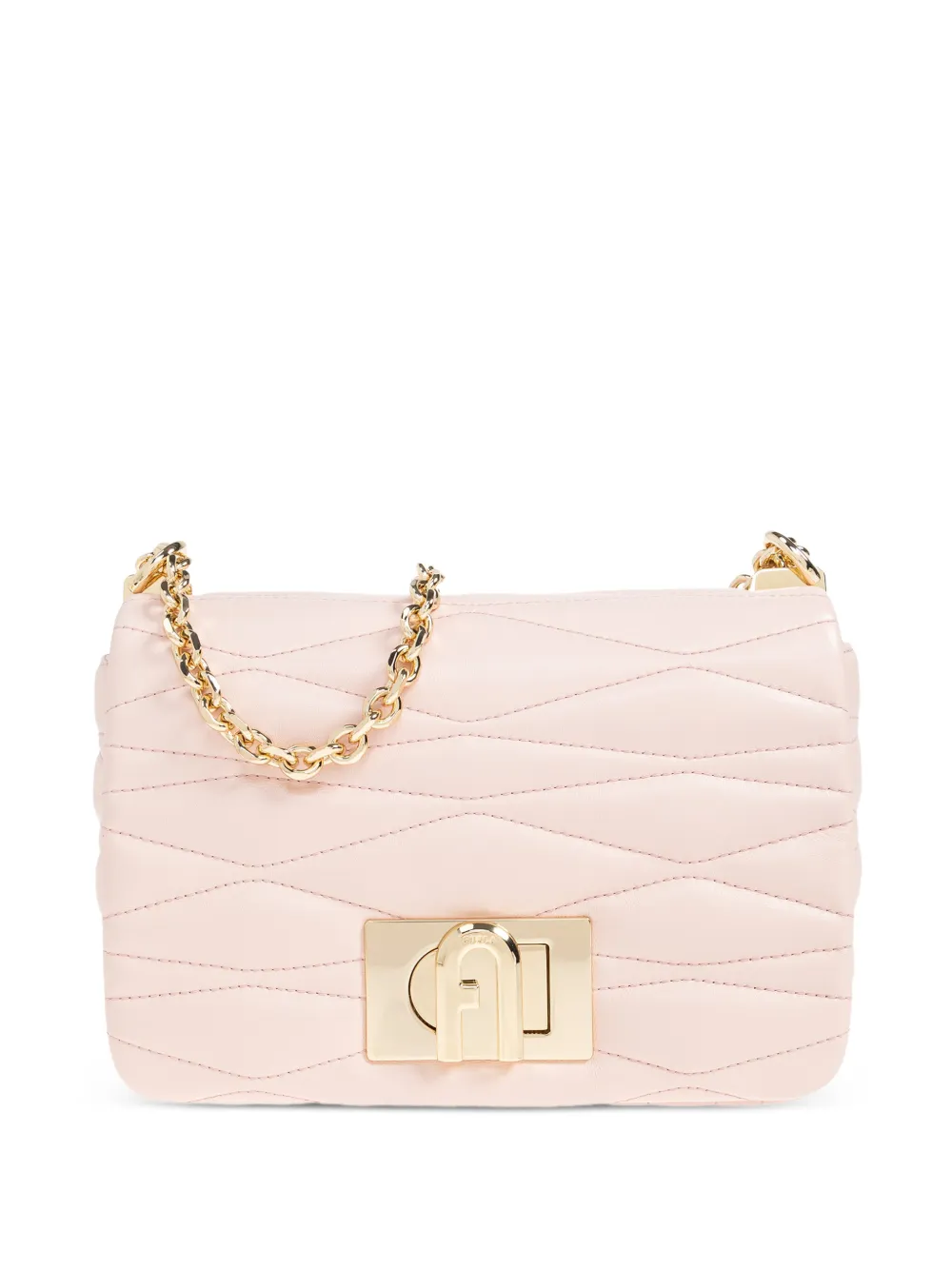 Furla small 1927 quilted cross body bag - Rosa