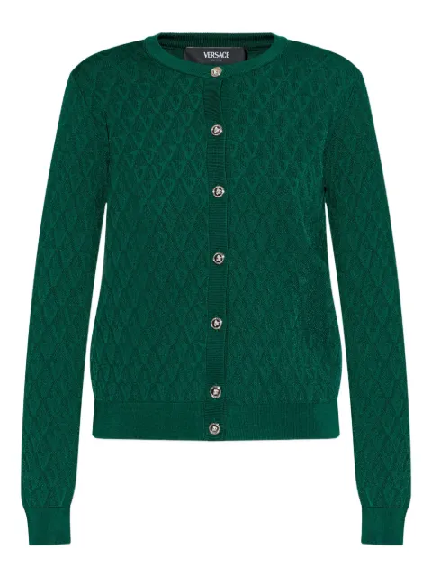 Versace buttoned crew-neck cardigan