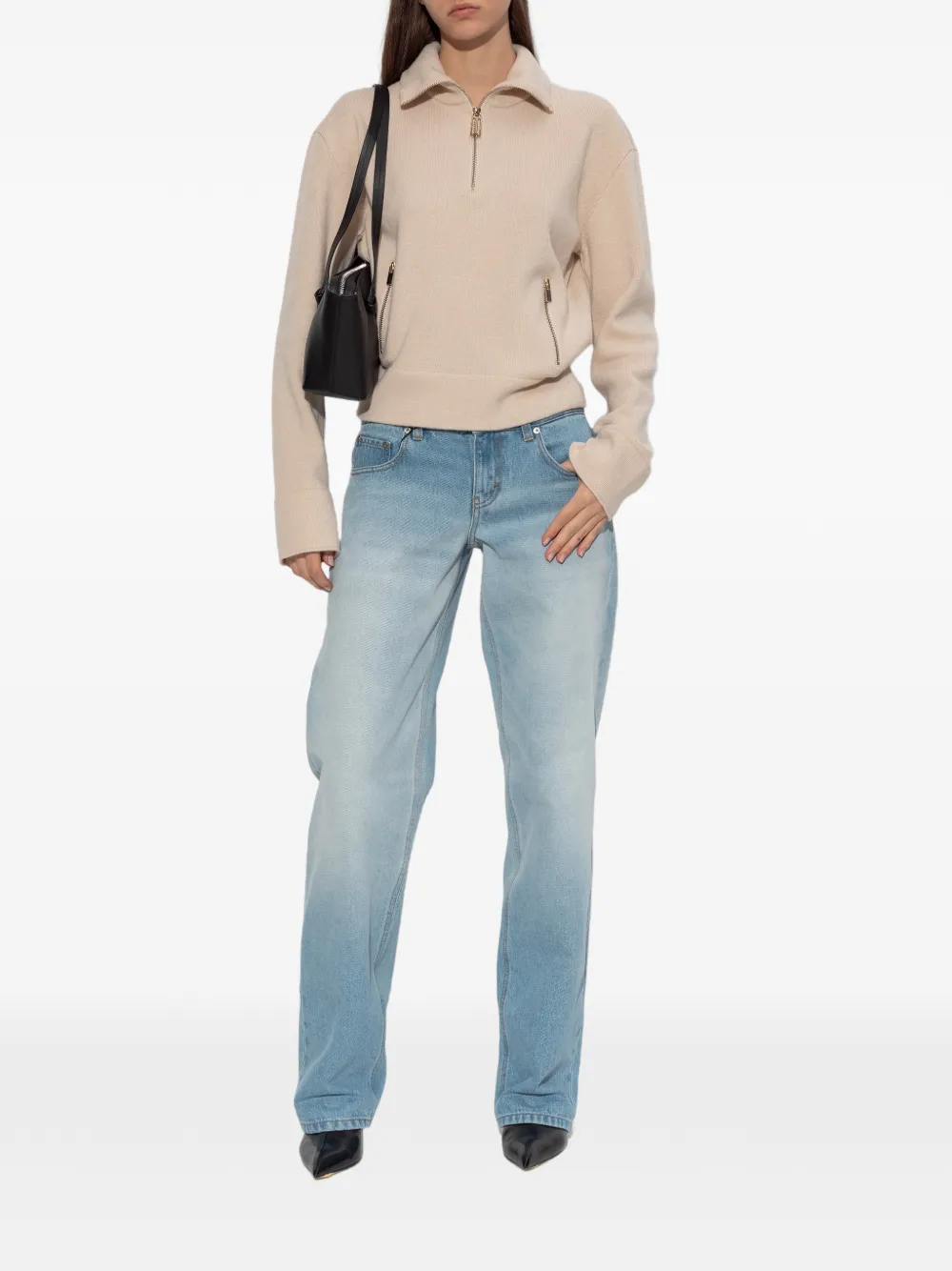 Victoria Beckham Straight jeans Blauw
