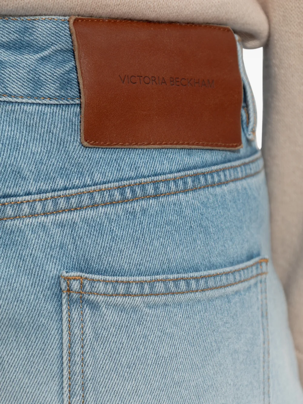Victoria Beckham Straight jeans Blauw