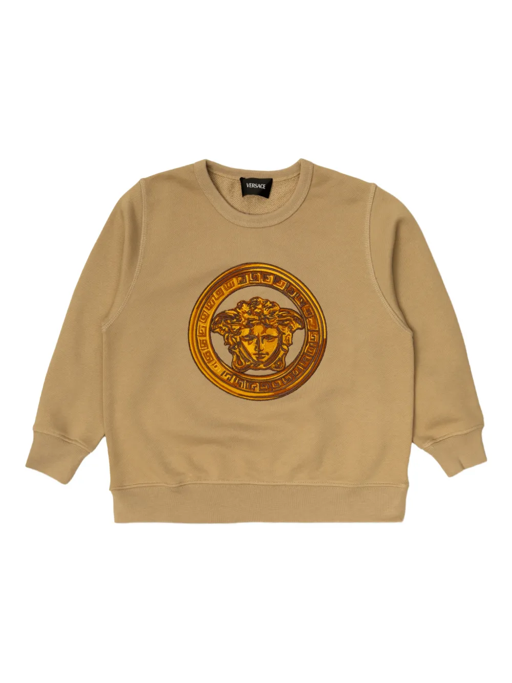 Versace Kids Medusa-print sweatshirt - Toni neutri