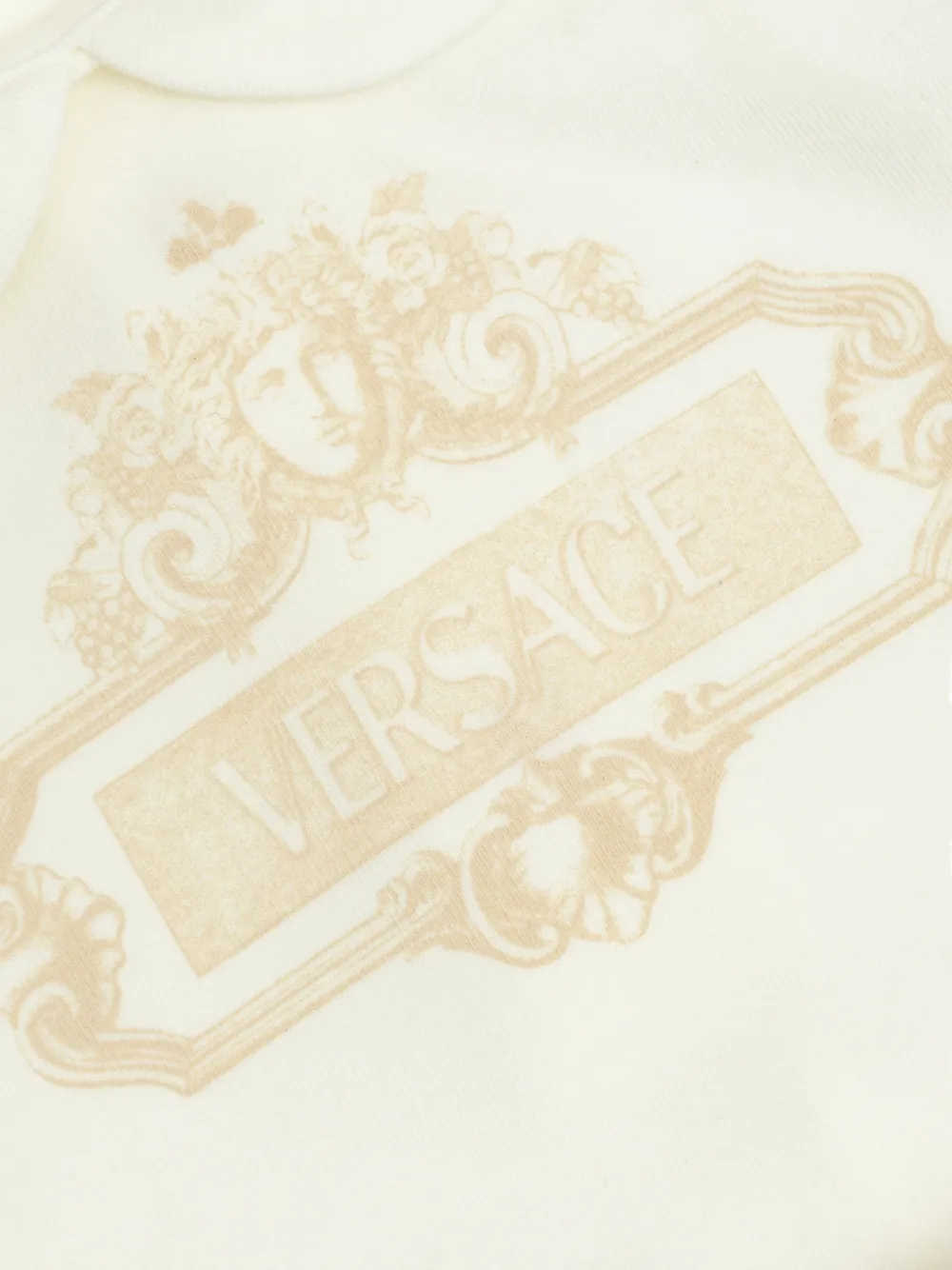 Versace Panelled Dress In Neutral