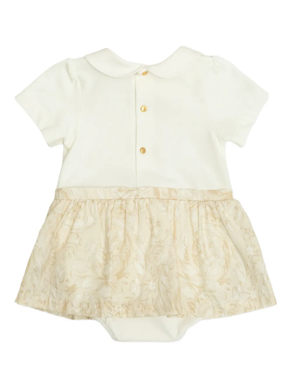 Versace Kids panelled dress - Beige