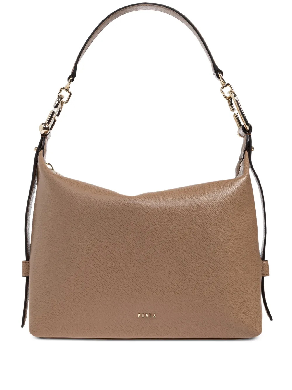 Furla medium Tonie leather shoulder bag - Toni neutri