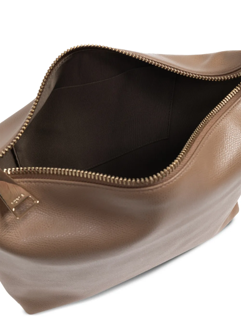 Furla Nuvola leren schoudertas Beige