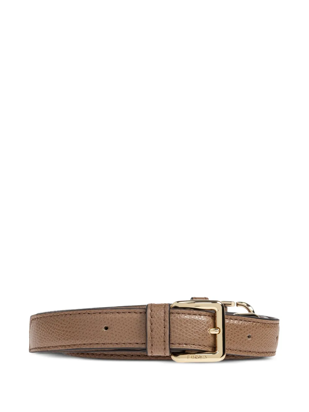 Furla Nuvola leren schoudertas Beige