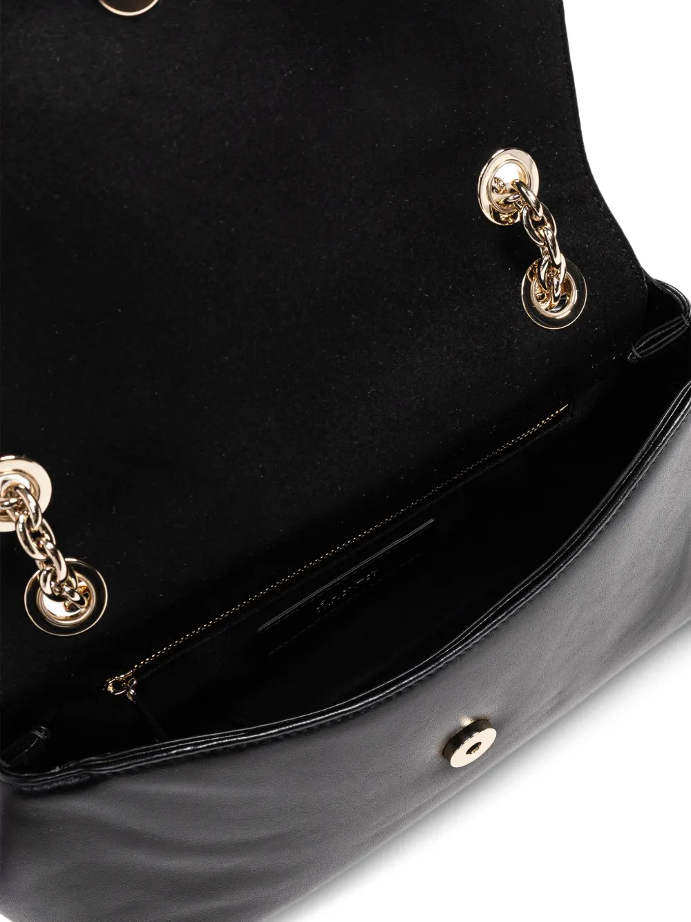 Furla Nadia kleine schoudertas met kettingband Zwart