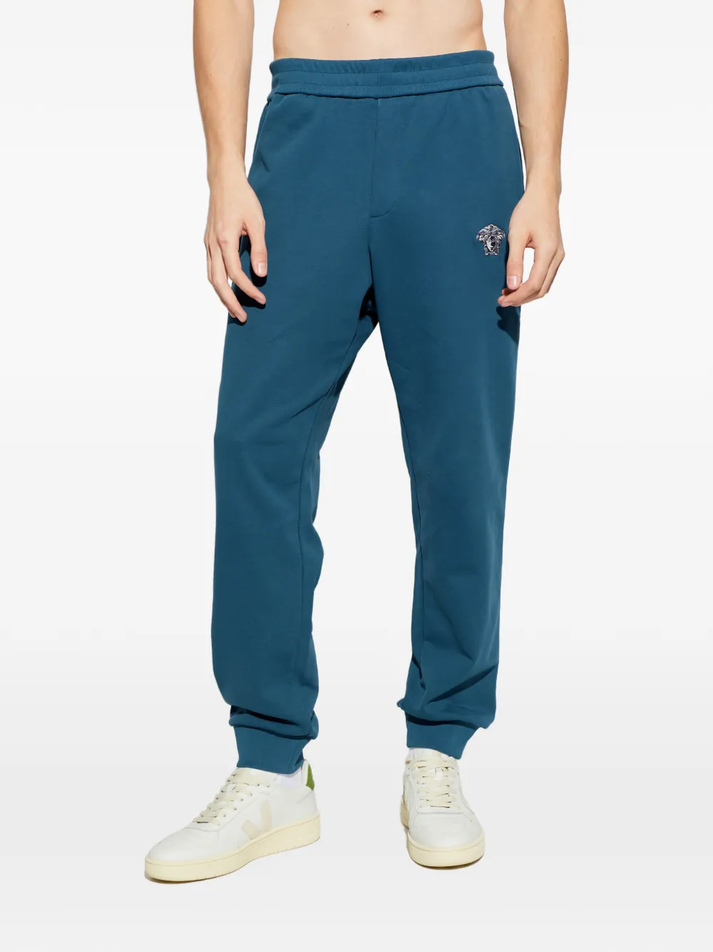 Versace Medusa appliqué track pants Blauw
