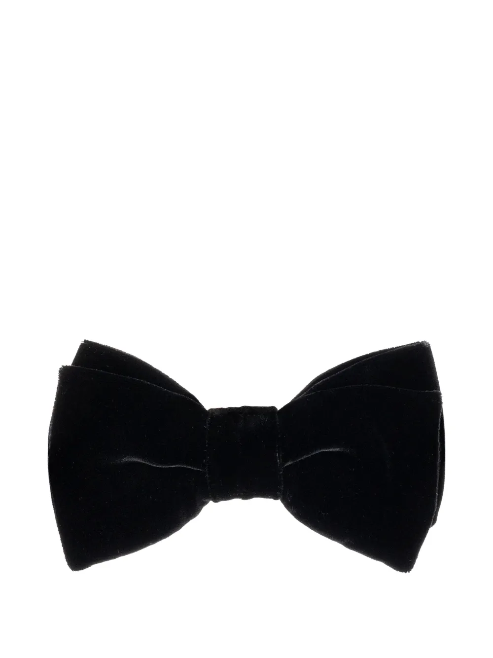 Versace velvet bow tie - Nero