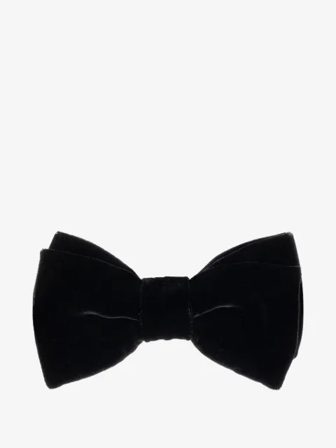 Versace velvet bow tie