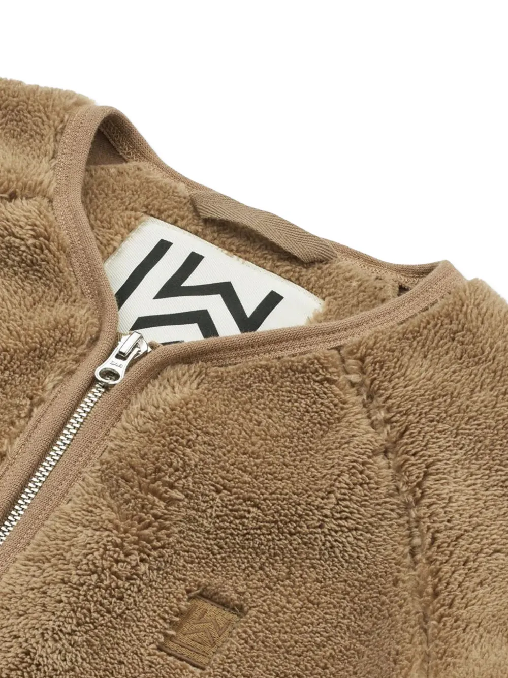 Liewood Calina fleece jack met rits Bruin