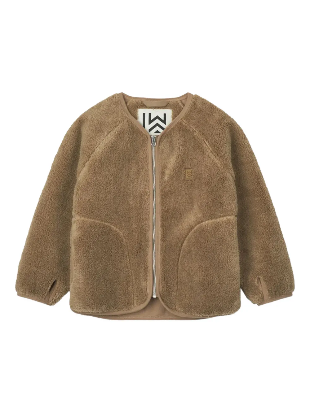 Liewood Calina zip-up fleece jacket | Brown | Image 1