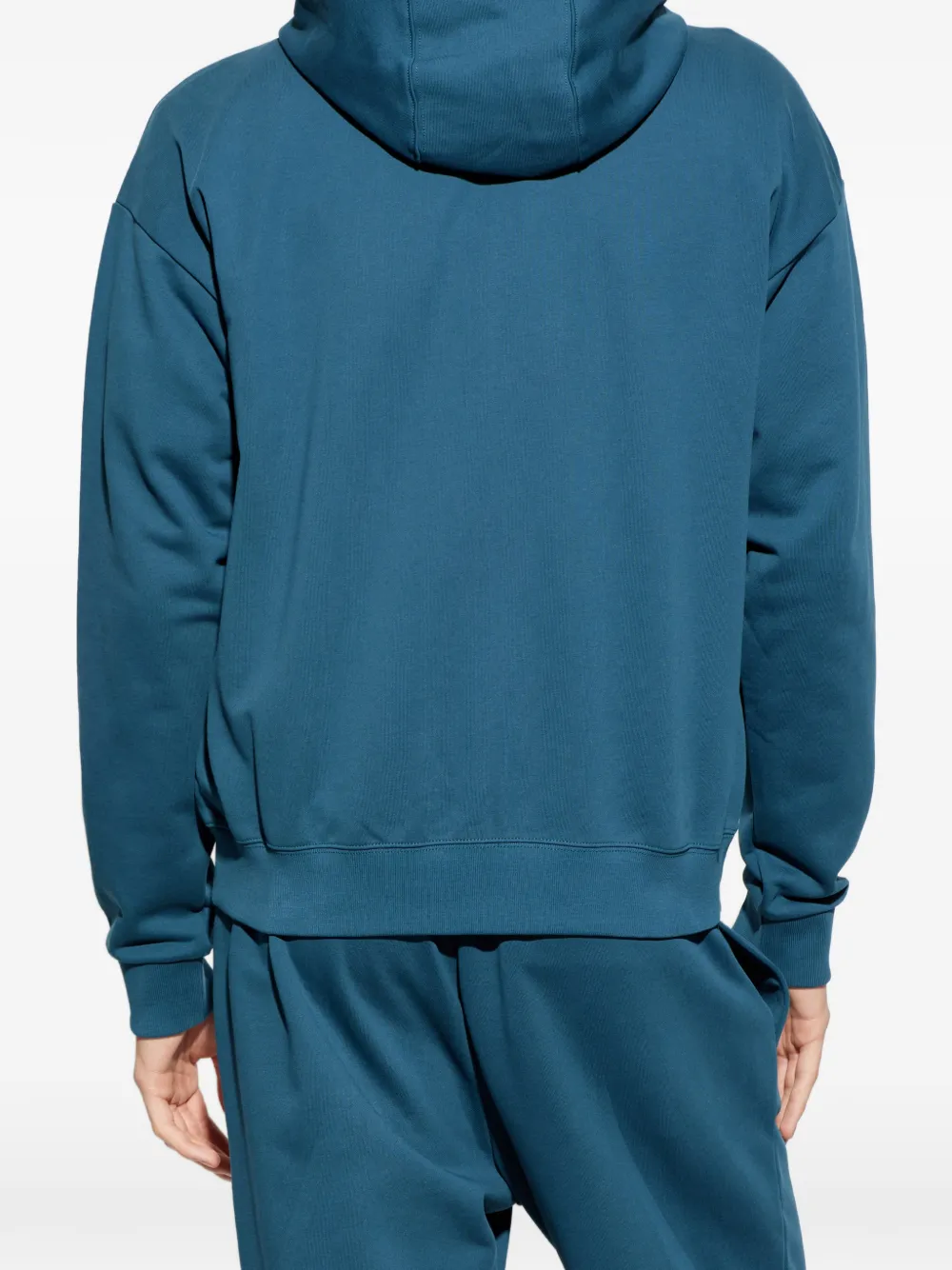 Versace zip-up hoodie Blauw