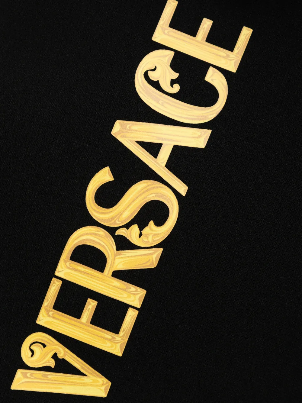 Versace Kids logo-print dress Zwart