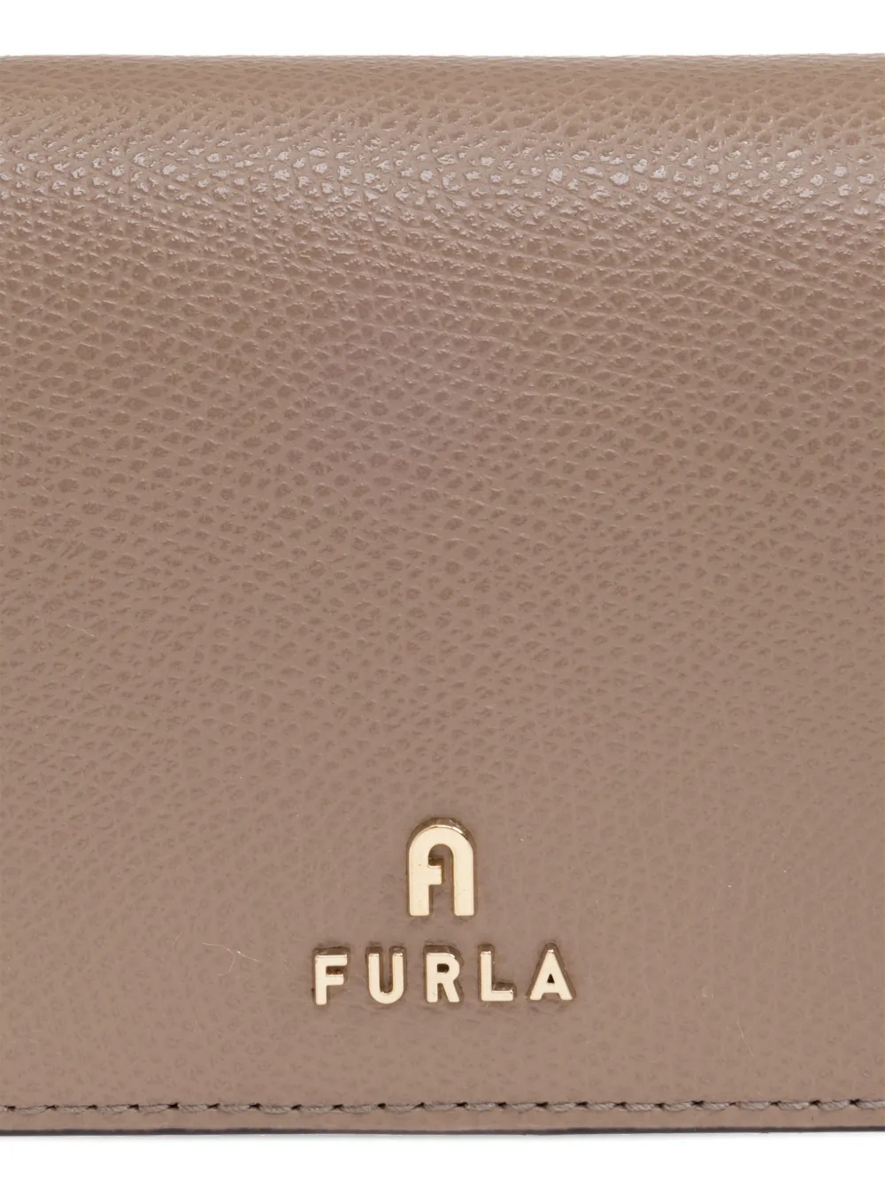 Furla Logo-lettering Wallet In Brown
