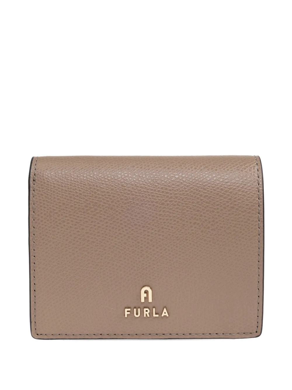 Furla Logo-lettering Wallet In Brown