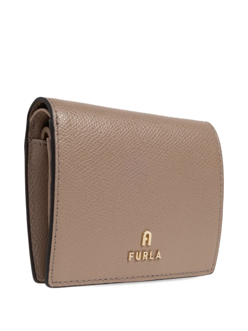Furla Logo-lettering Wallet In Brown