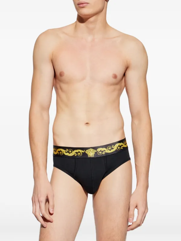 VERSACE ブラックブリーフ サイズ5 Versace メドゥーサ ブリーフ | ブラック | FARFETCH JP