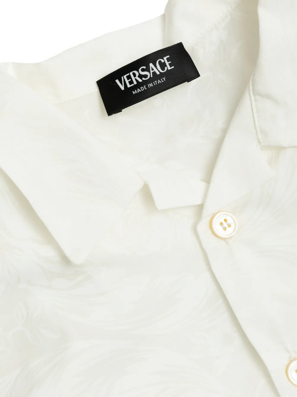 Versace Kids floral-motif shorts set Wit