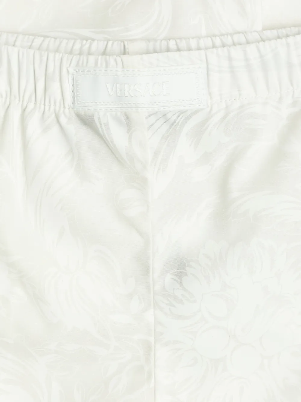 Versace Kids floral-motif shorts set Wit