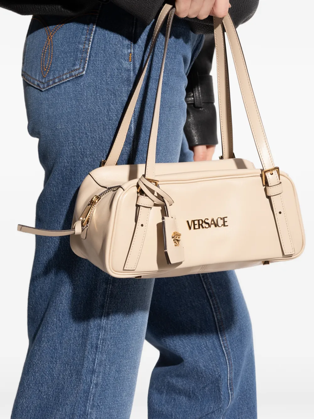 Versace Medusa-charm tote bag - Beige