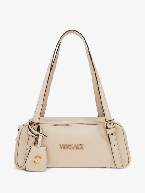 Versace Tag Bowlingtasche aus Nappaleder