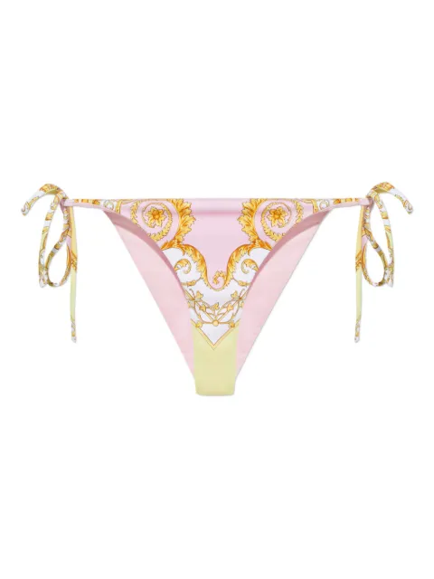 Versace printed tie-side bikini bottom