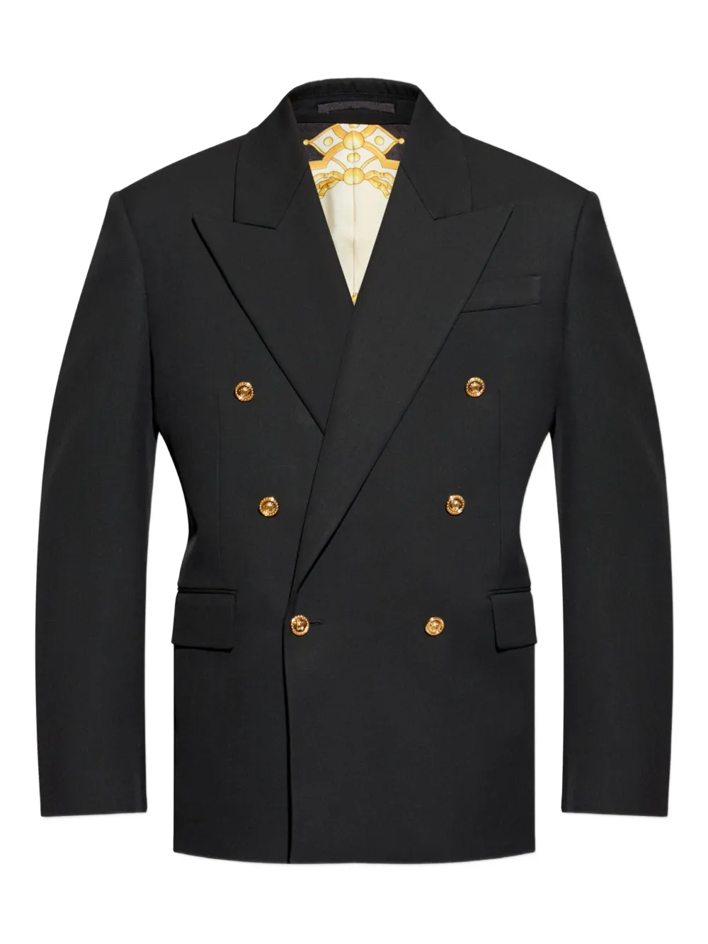 Versace double-breasted button jacket | Black | Image 1