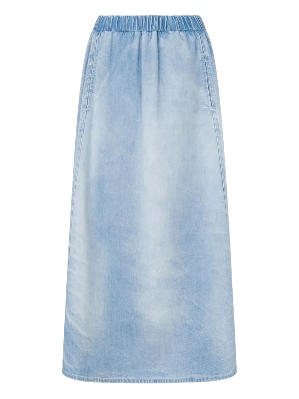 MOSCHINO JEANS Gonna lunga con vita elasticizzata - Blu