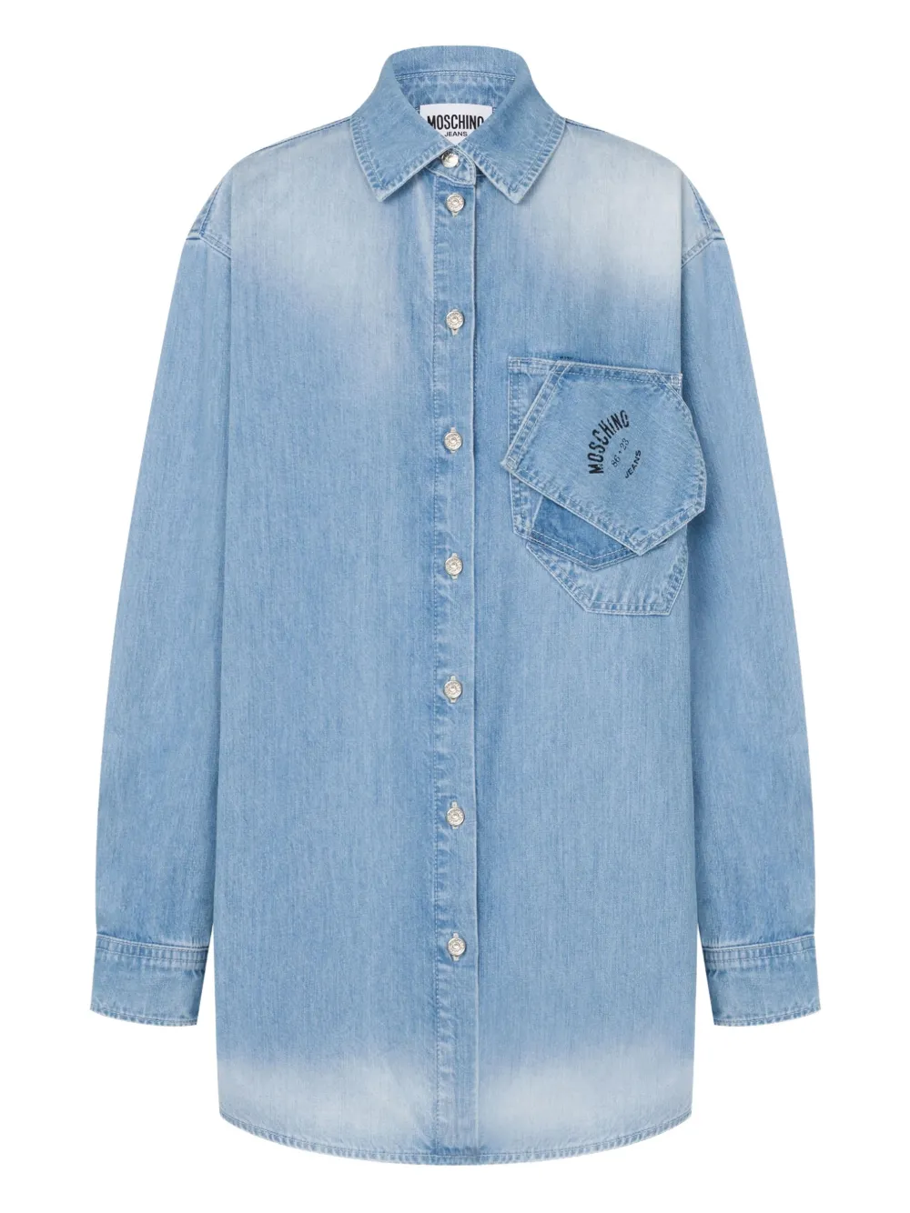 MOSCHINO JEANS Camicia denim a maniche lunghe - Blu