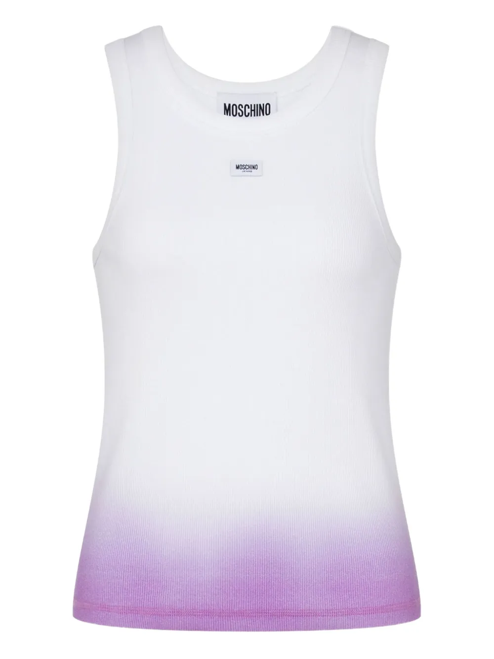 MOSCHINO JEANS Tanktop mit Ombré-Effekt - Weiß
