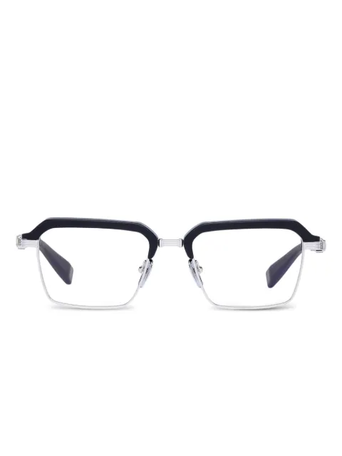 Balmain Eyewear browline-frame glasses