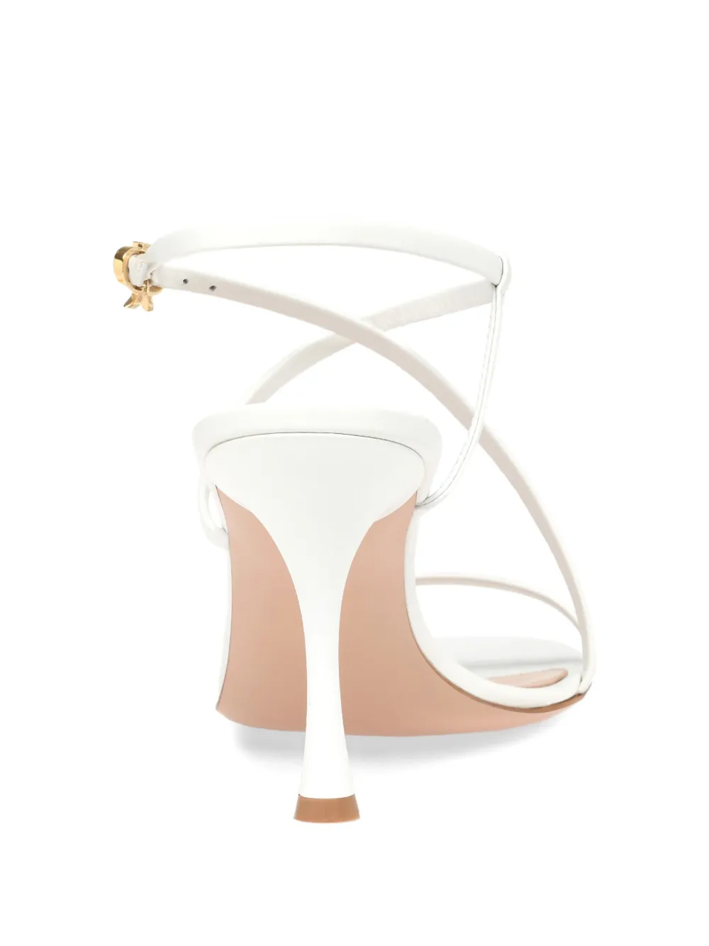 Gianvito Rossi 85 mm Ascent sandalen met bandjes Wit