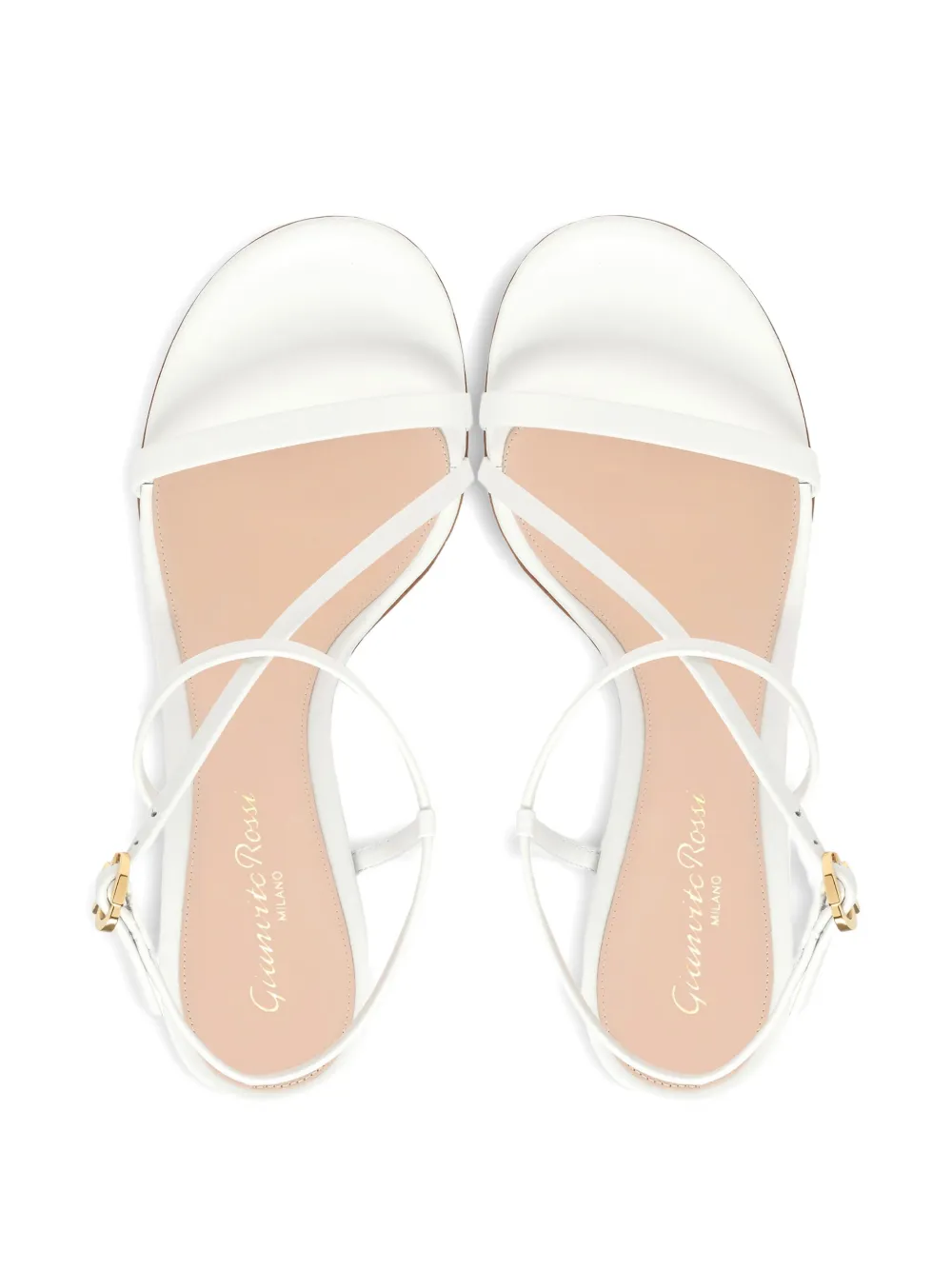 Gianvito Rossi 85 mm Ascent sandalen met bandjes Wit