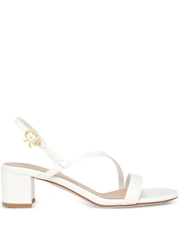 Gianvito Rossi Betsey Sandals in White