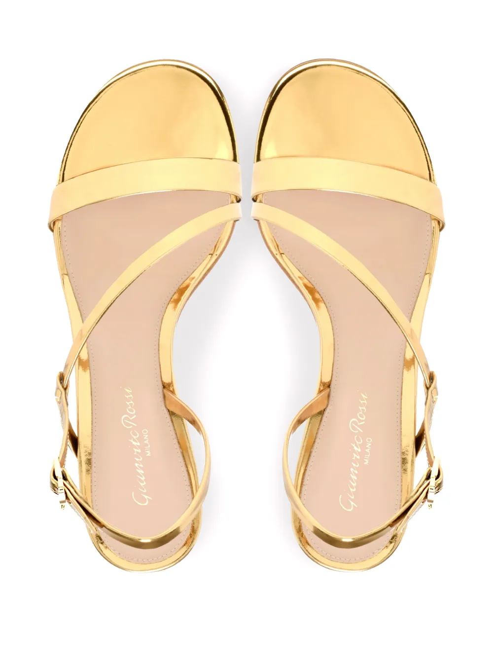 Gianvito Rossi Betsey sandalen met bandjes Goud
