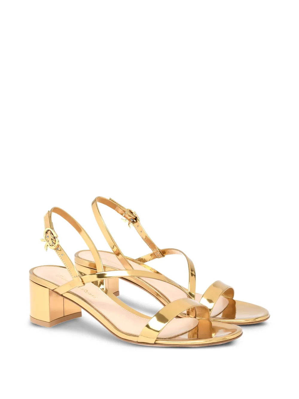 Gianvito Rossi Betsey sandalen met bandjes Goud