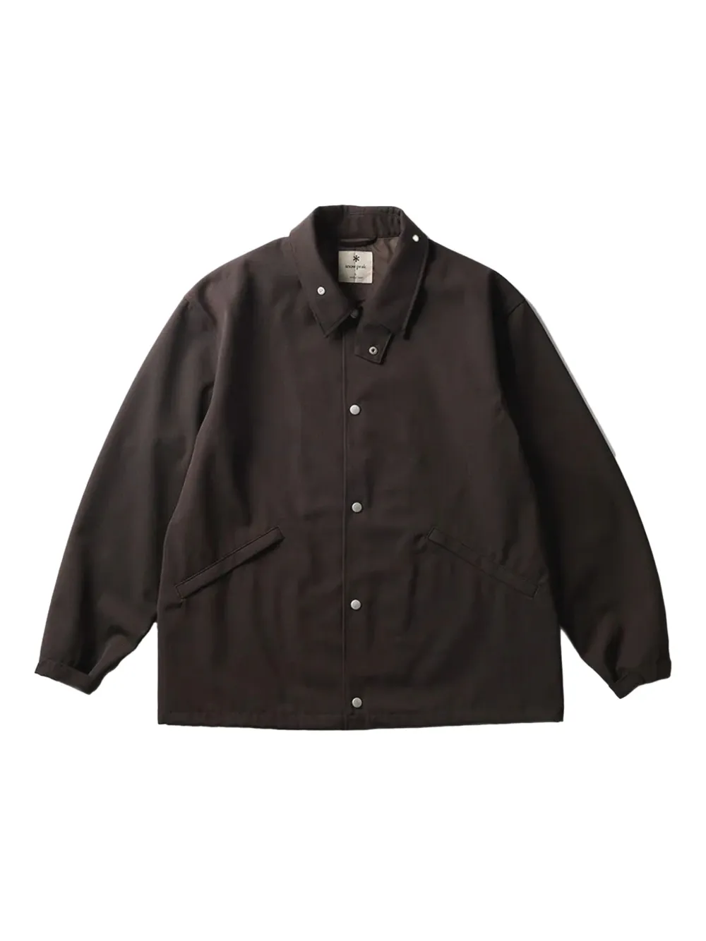 Snow Peak neck-flap jacket - ブラウン