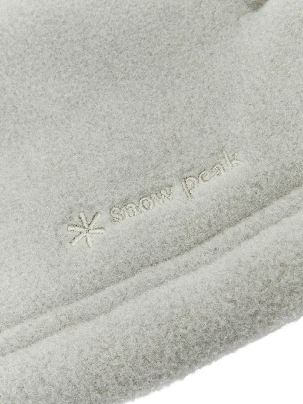 Snow Peak Water Repellent Fleece Jacket Light Grey In Gray