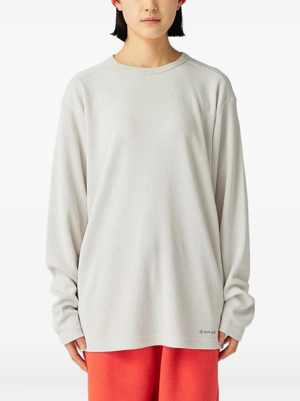 Snow Peak Long-sleeve T-shirt In White