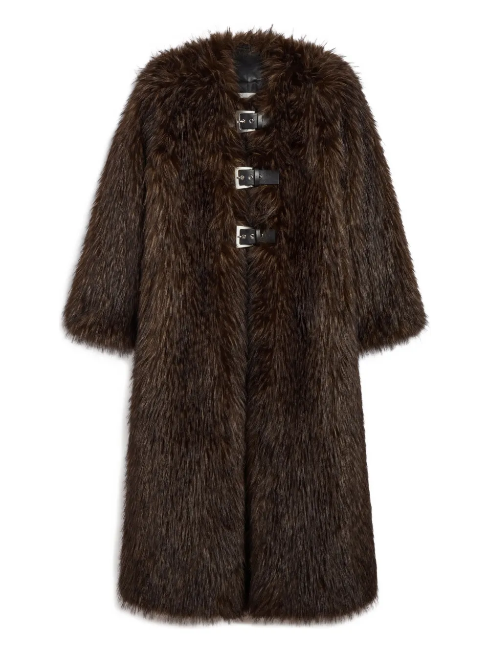 Apparis Nolwen buckled coat - Marrone