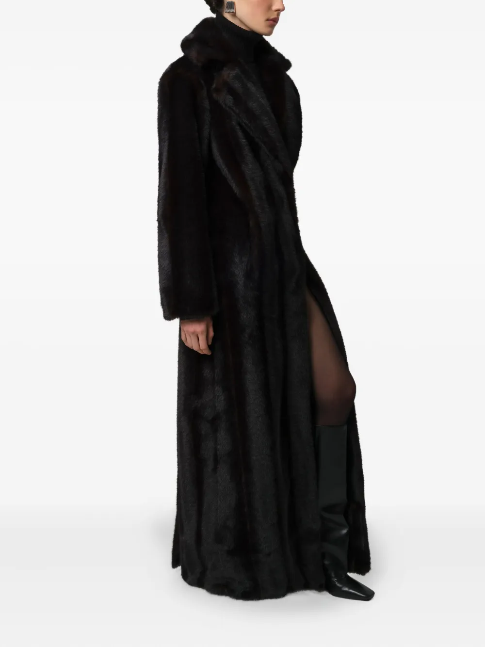 Apparis Gabrielle coat Zwart