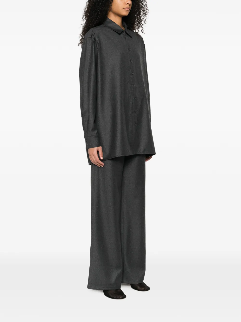  A.m.g. Button-fastening Shirt - Grey 