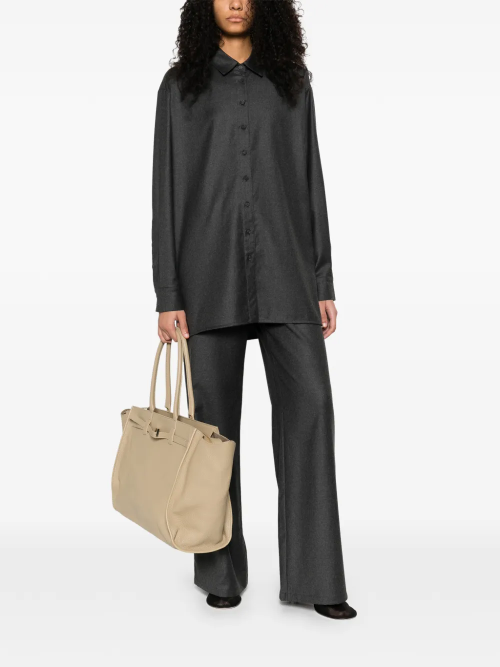 A.M.G. button-fastening shirt - Grijs