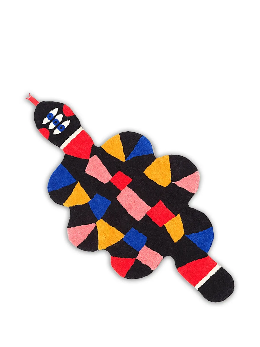 Qeeboo Oggian shaped slip rug (66cm x 1360cm) | Rugs | Image 2