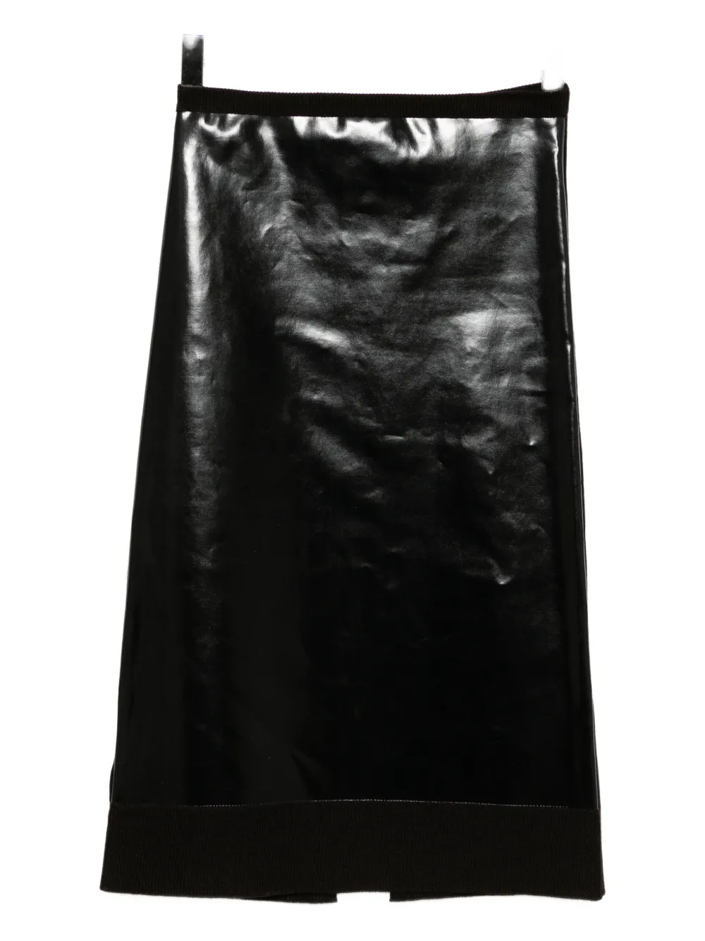 MM6 Maison Margiela panelled skirt - Marrone